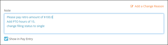 A screenshot of an example note.