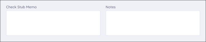 A screenshot of the Notes section of the Check Override page.