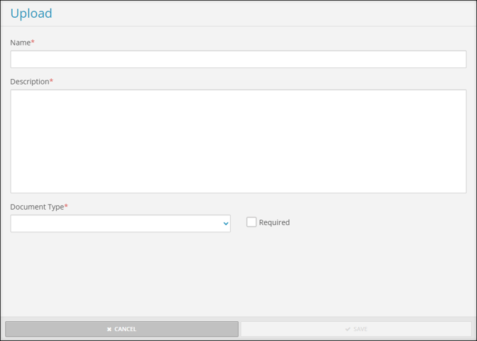 A screenshot of the Upload editing aside.